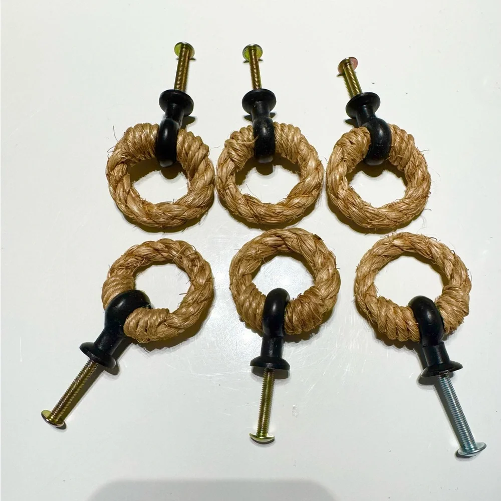 Rustic Rope Drawer Pull